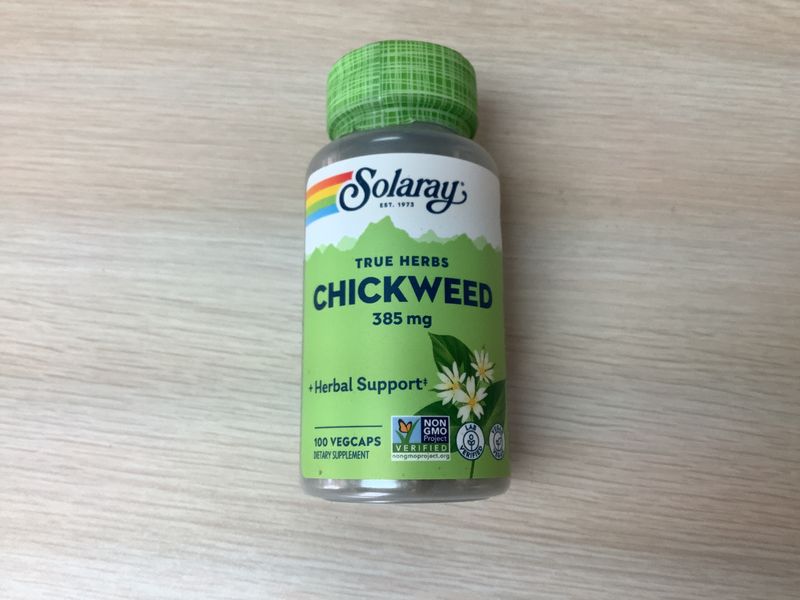 SOLARAY Chickweed 385mg 100ct Veg Caps