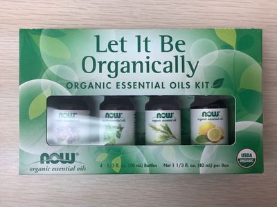 NOW LET IT BE ORGANIC ESSENTIAL OIL KIT