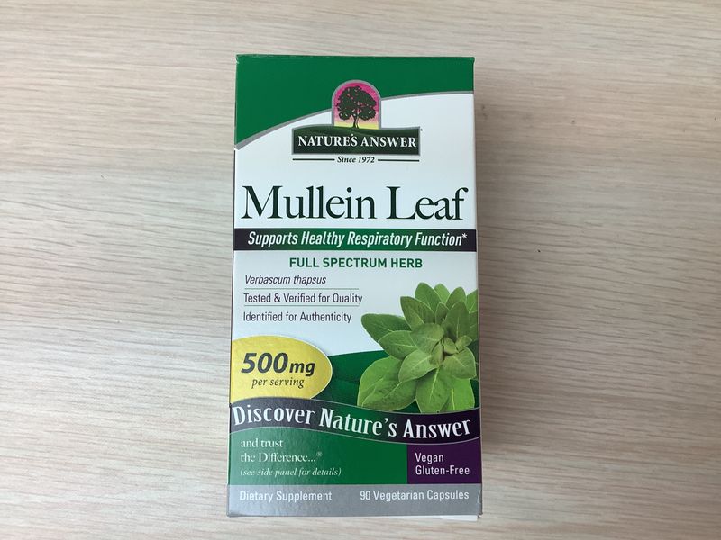 NATURES ANSWER Mullein Leaf Wildcrafted 90 cap