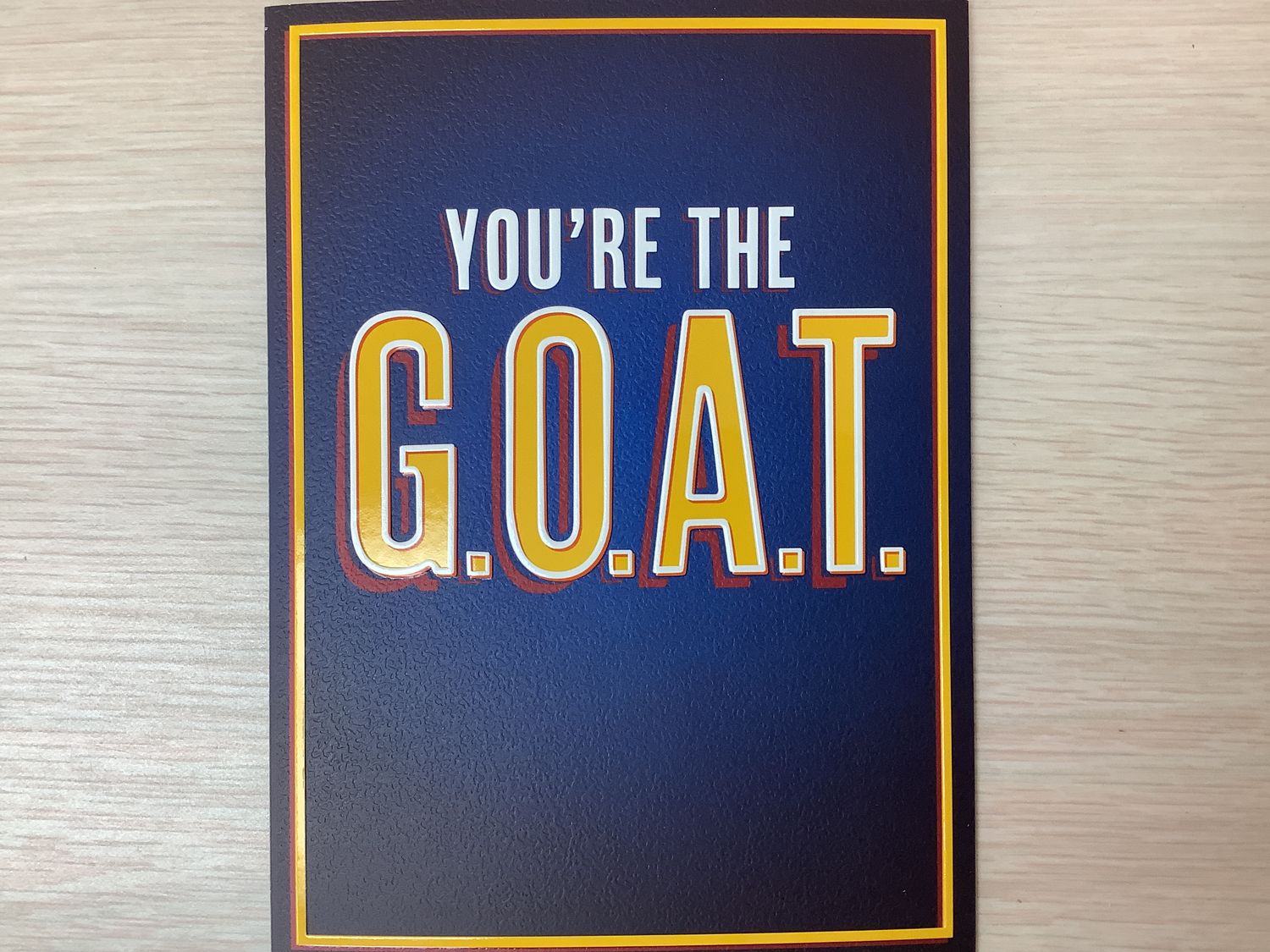 AVANTI GOAT FATHERS DAY CARD