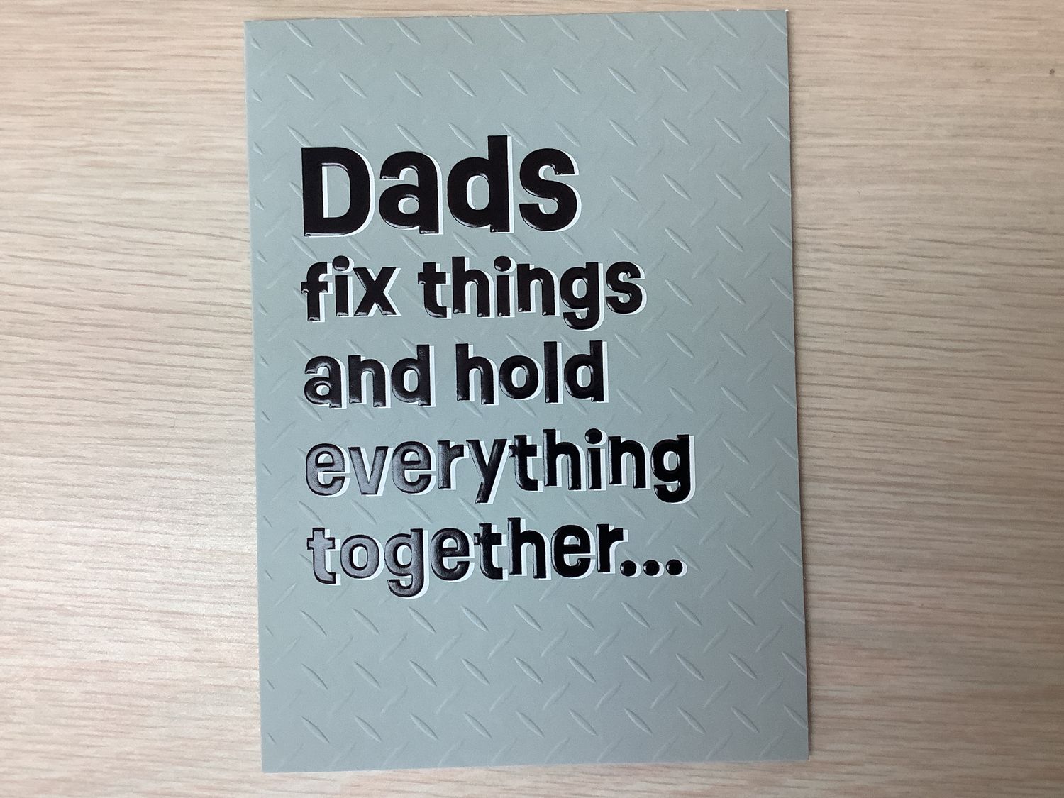 AVANTI DADS FIX THINGS FATHERS DAY CARD