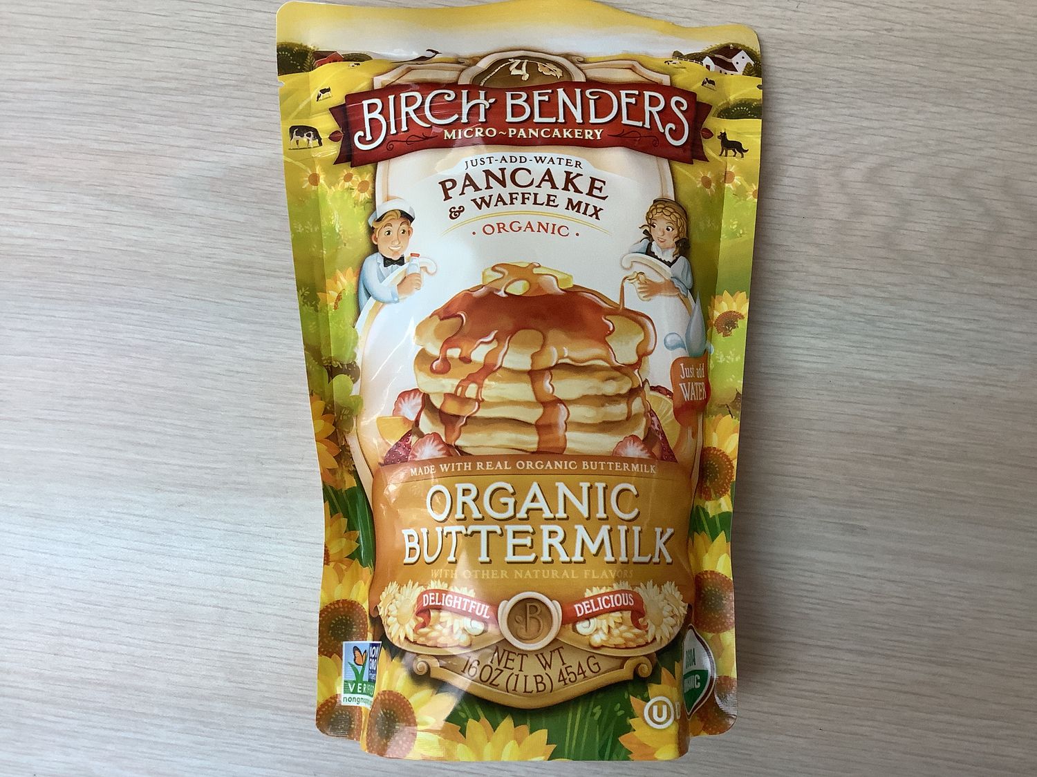 BIRCH BENDERS MIX PANCAKE WAFFLE Buttermilk 16OZ