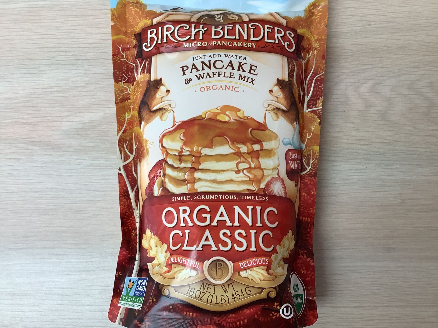 BIRCH BENDERS MIX PANCAKE ADD WATER CLASSIC 16 OZ