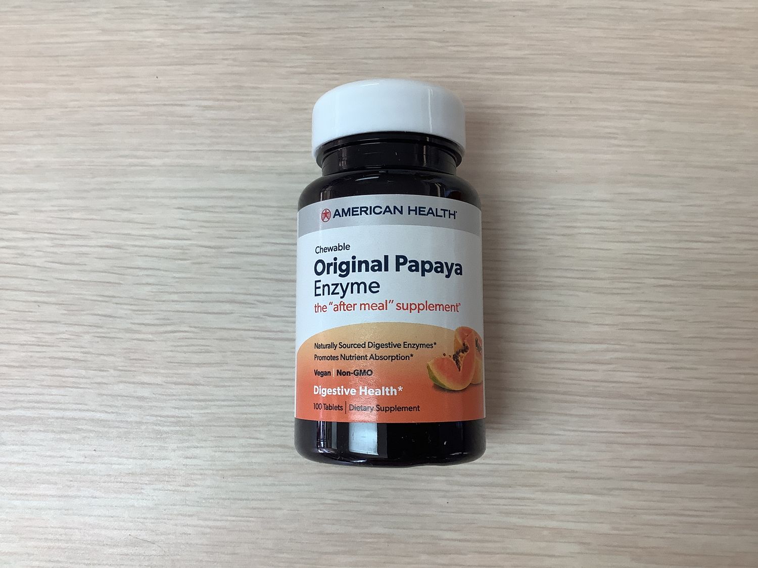 AMERICAN HEALTH PAPAYA ENZYME ORIGINAL 100 TB