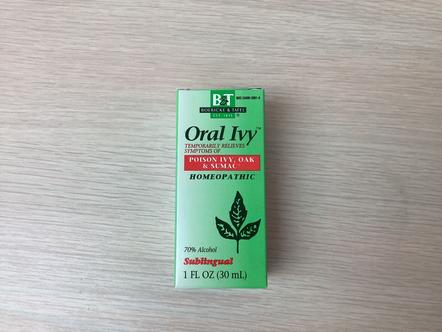 NATURES WAY BOERICKE &amp; TAFEL Oral Ivy Liquid 1 ounce