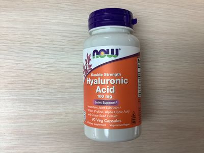 NOW HYALURONIC ACID DOUBLE STRENGTH 100 mg 90 Vcaps (IN-STORE ONLY)