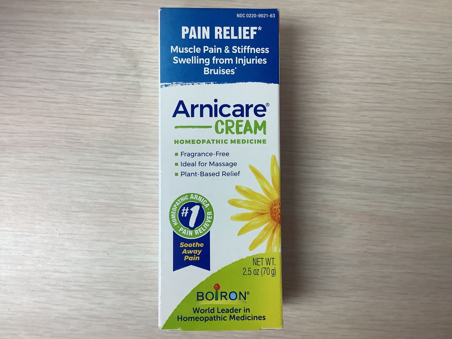 BOIRON ARNICA ARNICARE CREAM 2.5 OZ
