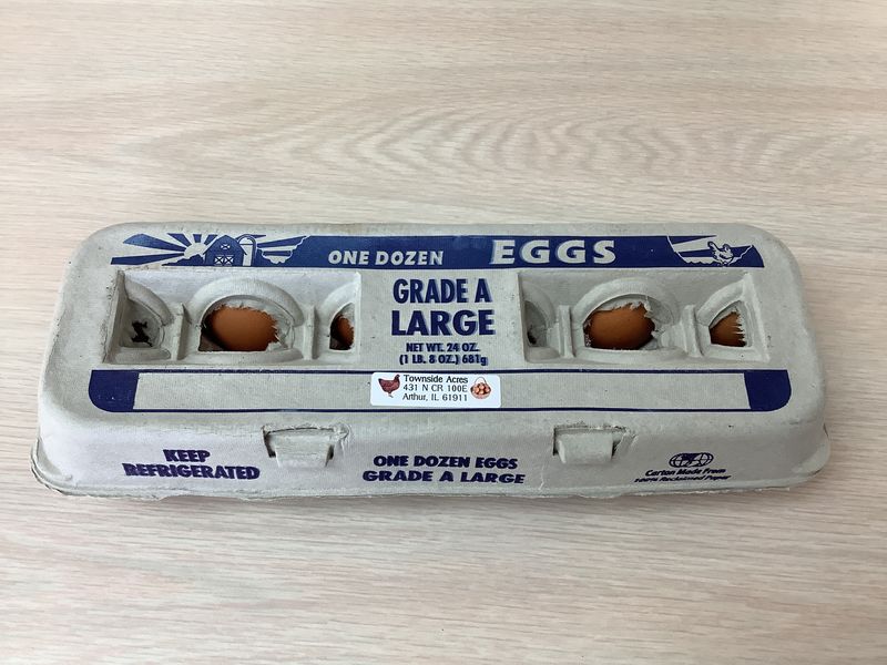TOWNSIDE ACRES FREE-RANGE LARGE GRADE A EGGS 1 DOZEN (LOCAL)