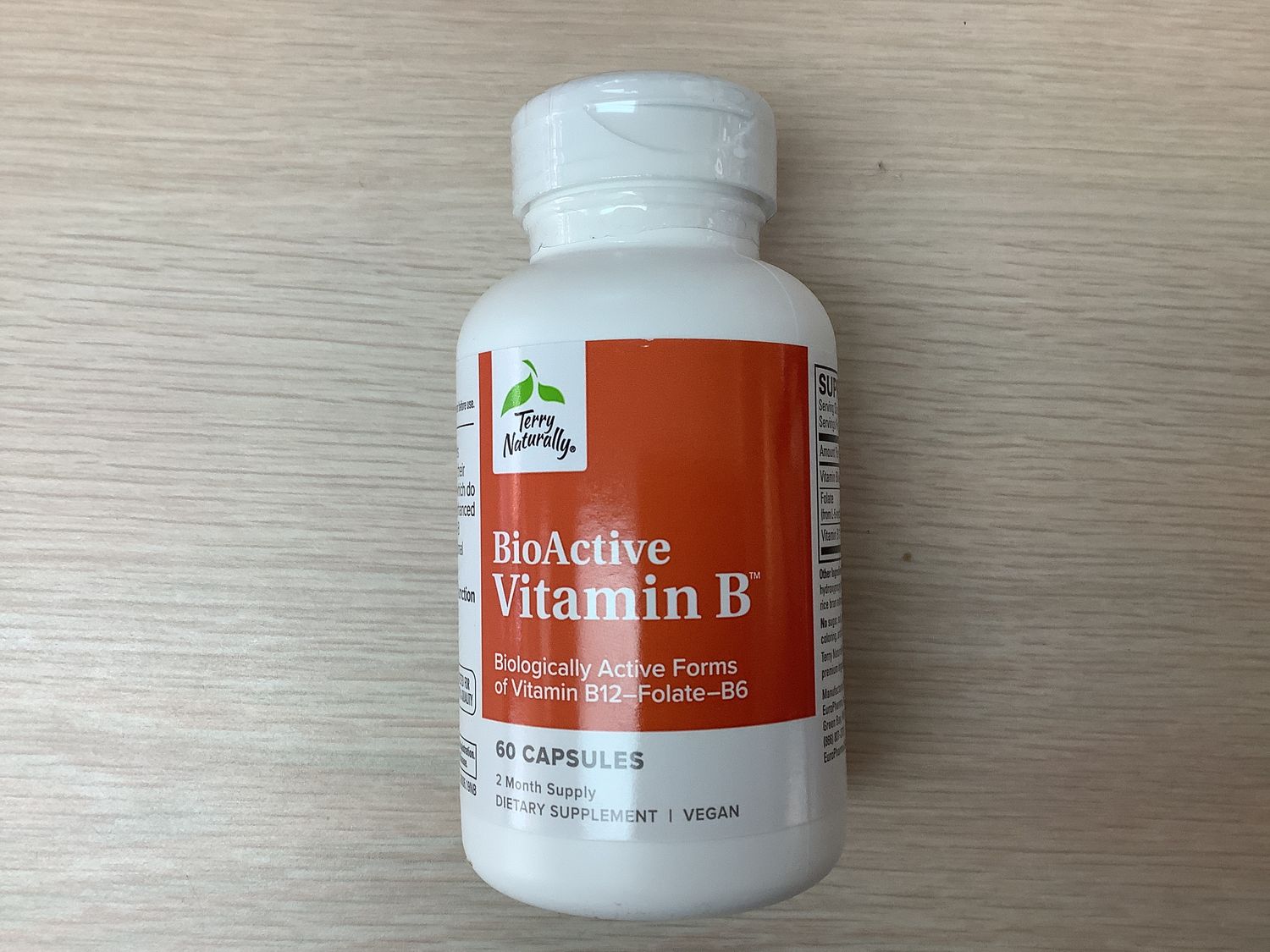 TERRY NATURALLY BioActive Vitamin B 60 caps