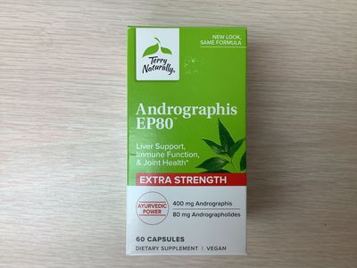 TERRY NATURALLY ANDROGRAPHIS EP80 Extra Strength 60 caps Vegan
