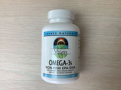 SOURCE NATURALS Vegan Omega-3s EPA-DHA 300 mg 60 softgel vegi