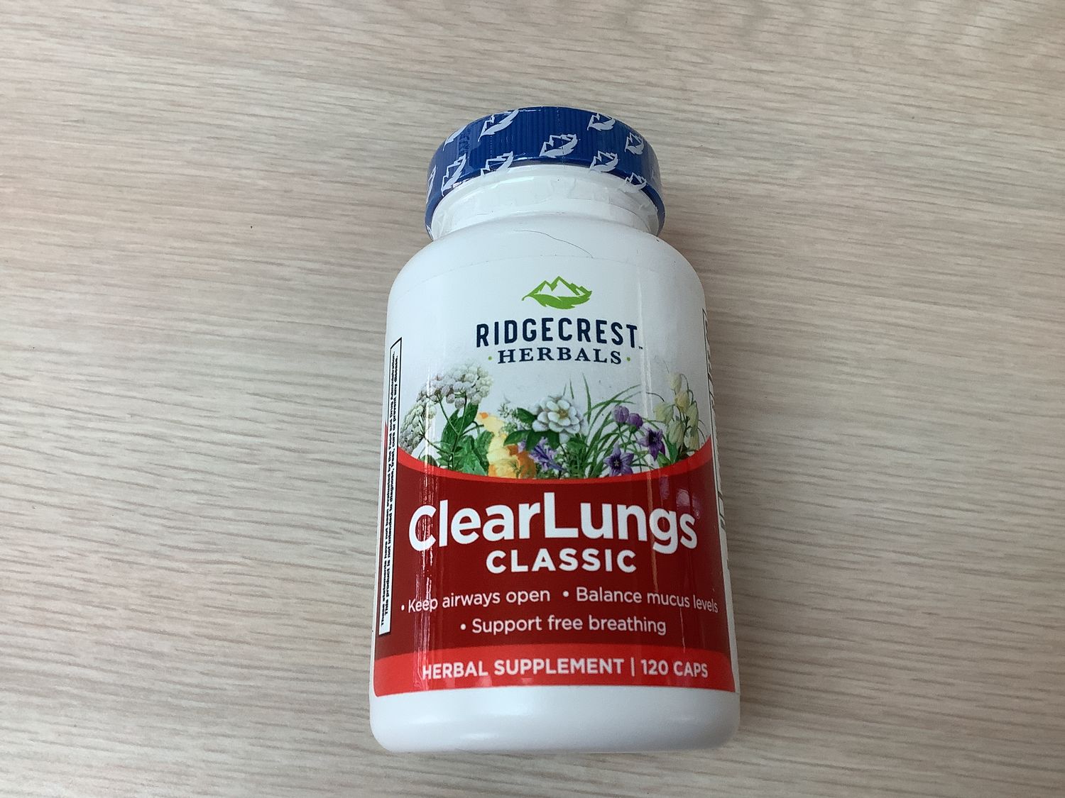 RIDGECREST HERBALS CLEAR LUNGS 120 VCAPS