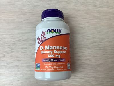 NOW D-MANNOSE 500 MG 100 VEG CAPS (IN-STORE ONLY)
