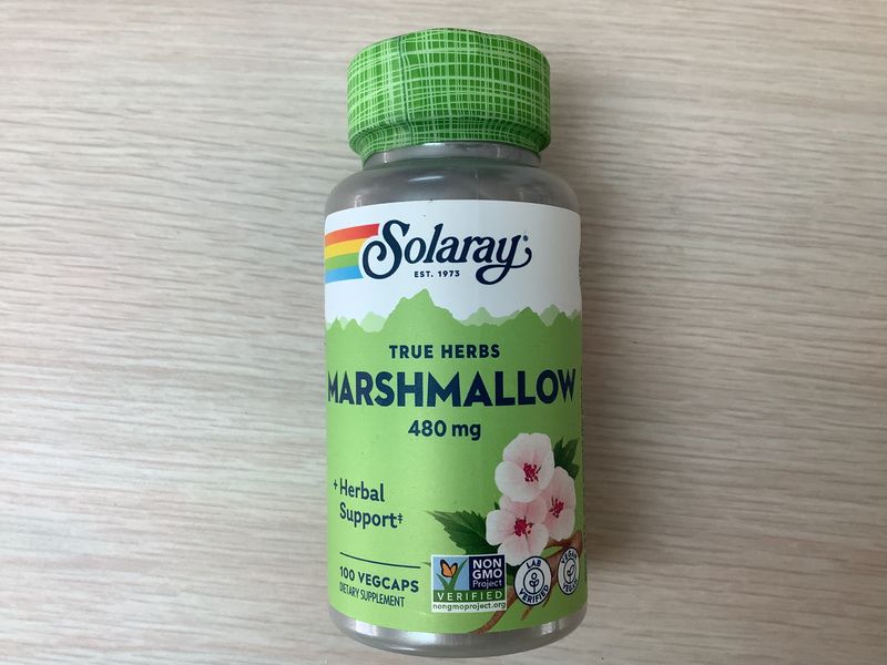 SOLARAY Marshmallow Root, Veg Cap 480mg 100ct