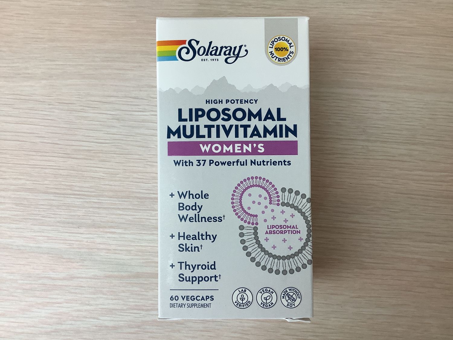 SOLARAY Liposomal Womens Multi 60 caps