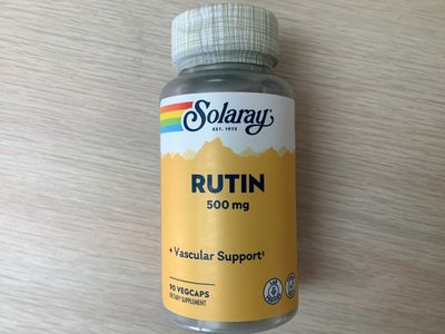 SOLARAY Rutin, Veg Cap 500mg 90ct