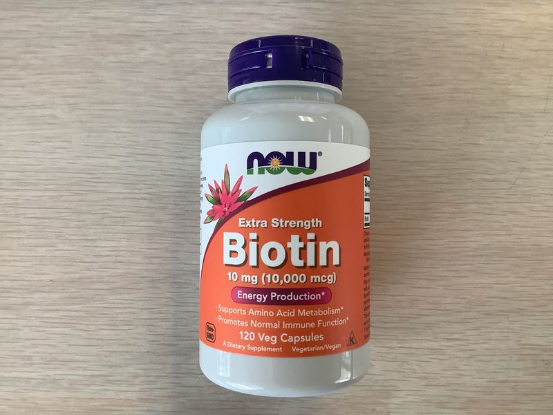 NOW BIOTIN 10MG (10,000mcg) 120 VCAPS