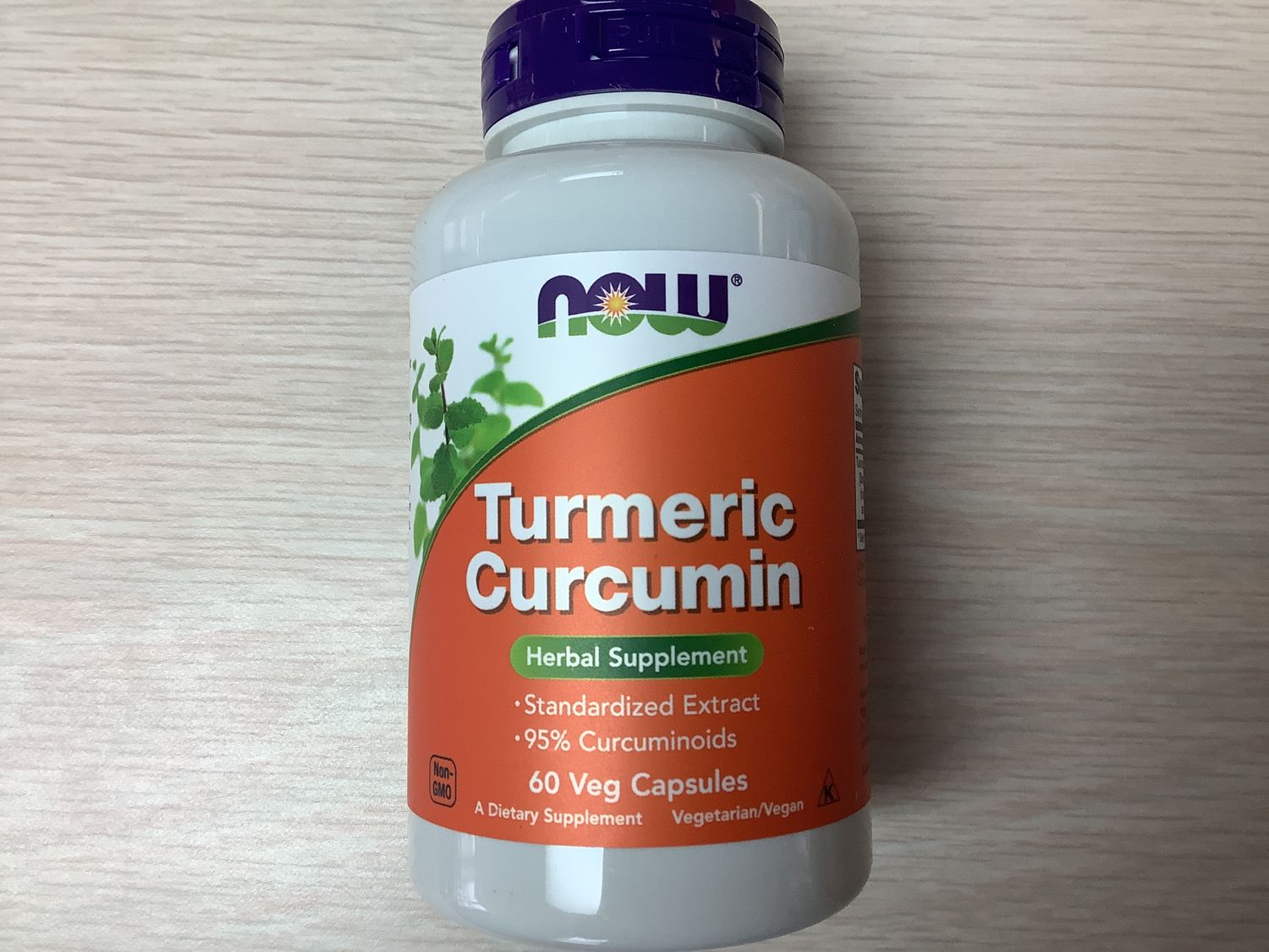 NOW TURMERIC CURCUMIN 60 vcaps
