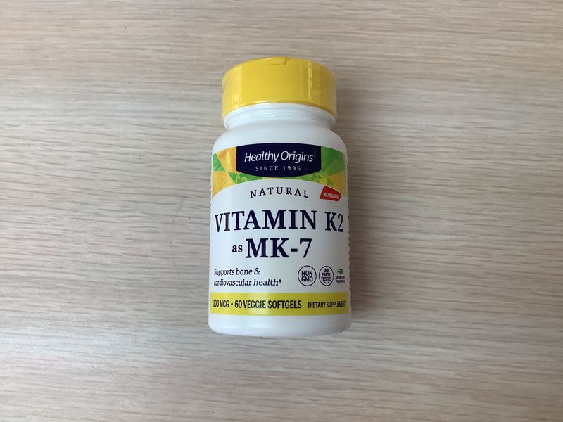 HEALTHY ORIGINS Vitamin K2 as MK7 100mcg 60 vgc