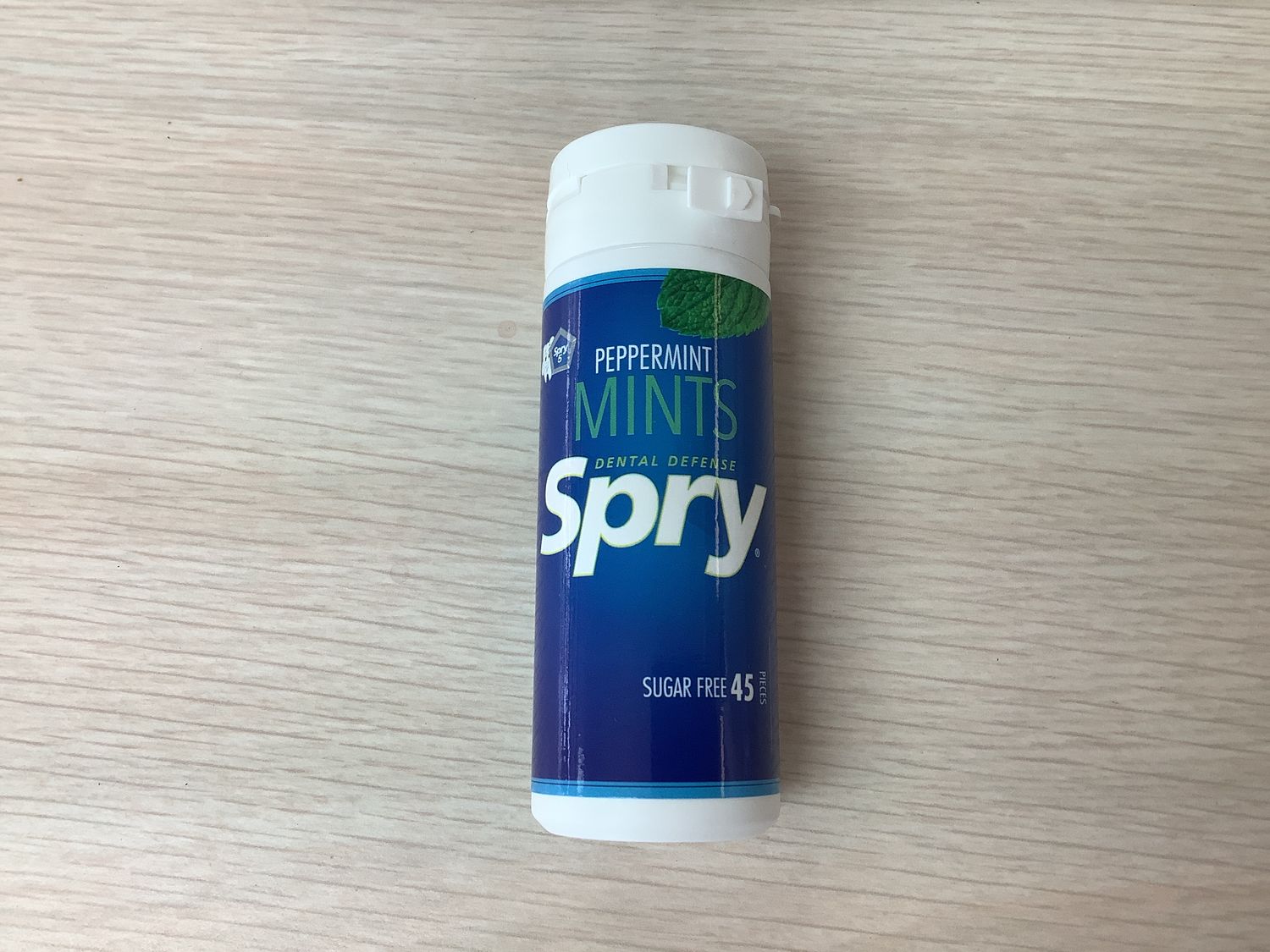 SPRY Mints Peppermint with 100% Xylitol 45 pc