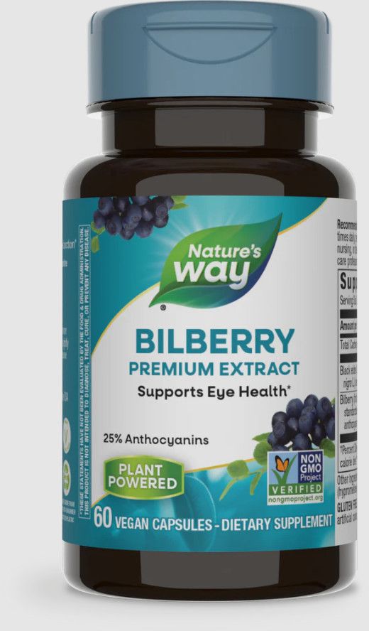 NATURES WAY Bilberry Standardized Extract 80 mg 60 capsule