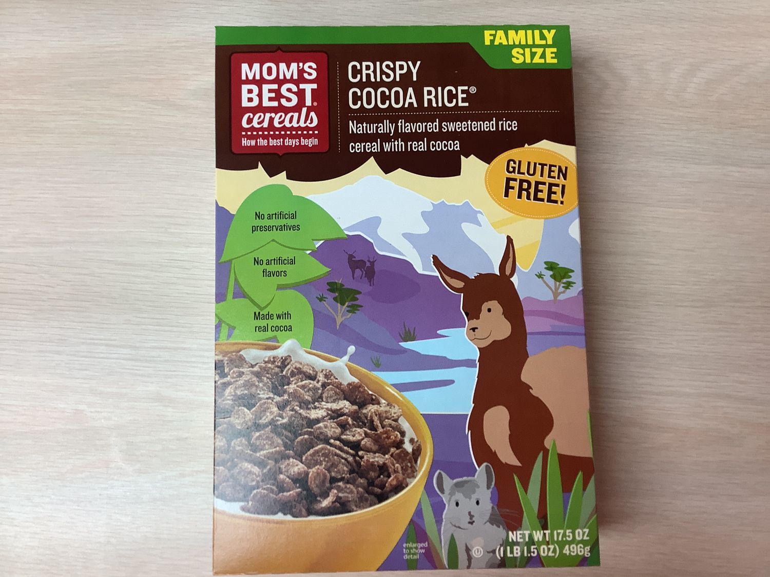 MOMS BEST CEREAL CRISPY COCOA RICE 17.5 OZ