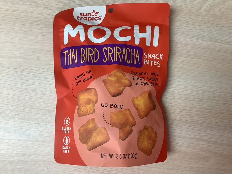 Sun Tropics Snack Bites Mochi Thai Bird Sriracha - 3.5OZ