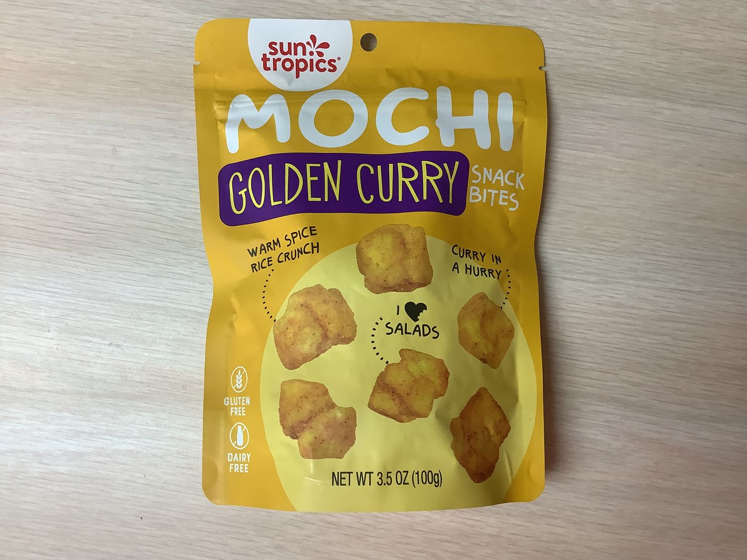 Sun Tropics Snack Bites Mochi Golden Curry - 3.5OZ