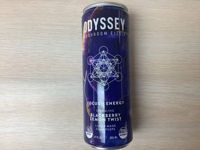 Odyssey Elixir Bev Sparkling Energy Blackberry Lemon Twist - 12FO