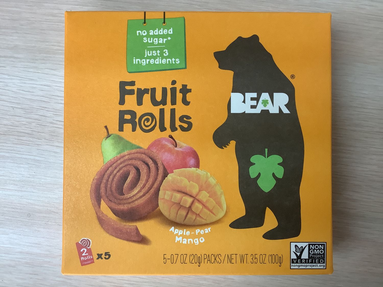 Bear Yoyo Fruit Roll Mango Multipack - 3.5OZ