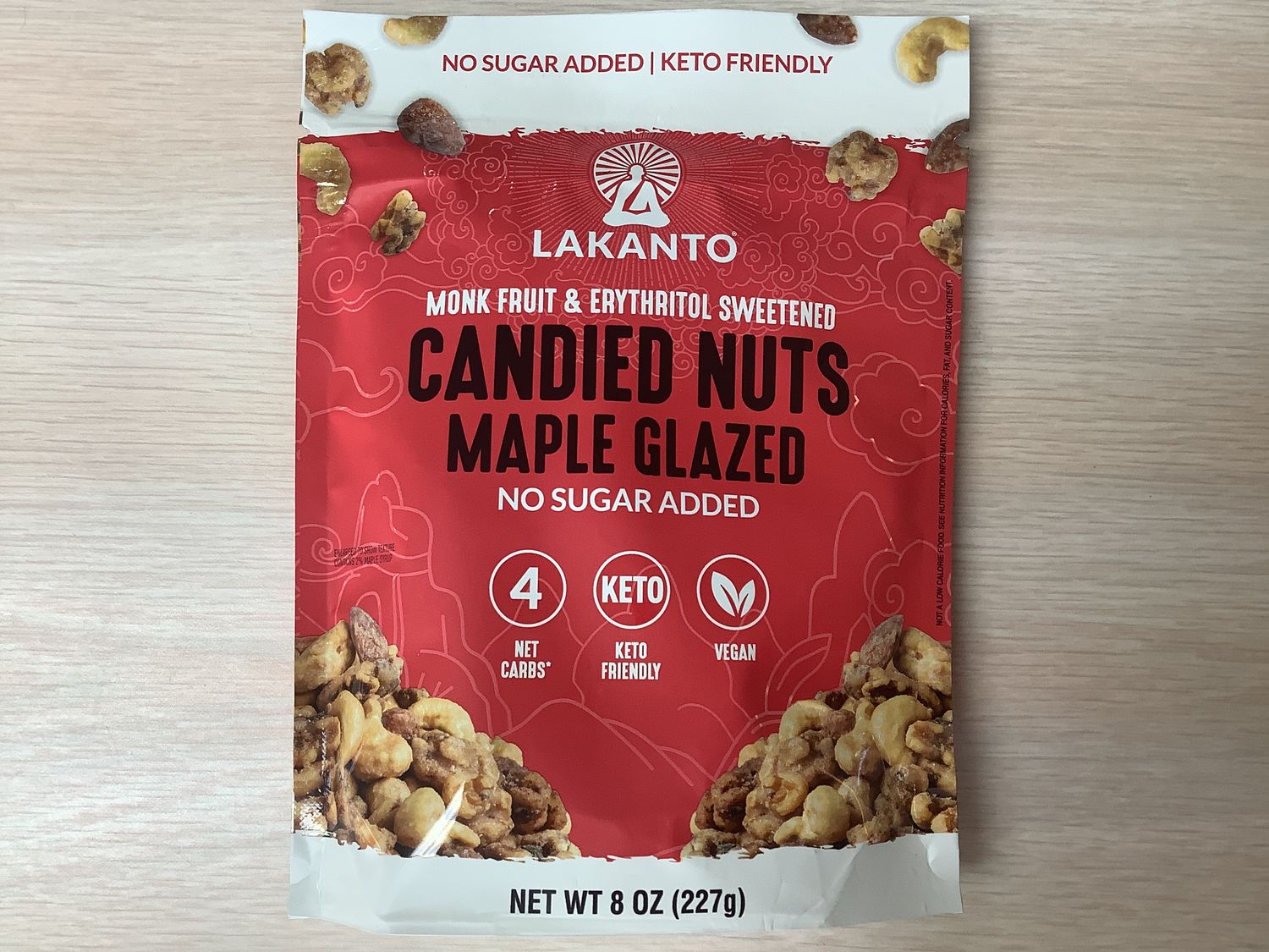 Lakanto Nuts Candied Maple Glazed - 8OZ