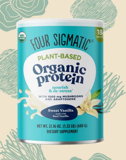 FOUR SIGMATIC PROTEIN POWDER PLANT-BASED SWEET VANILLA REPAIR 21.6 OZ