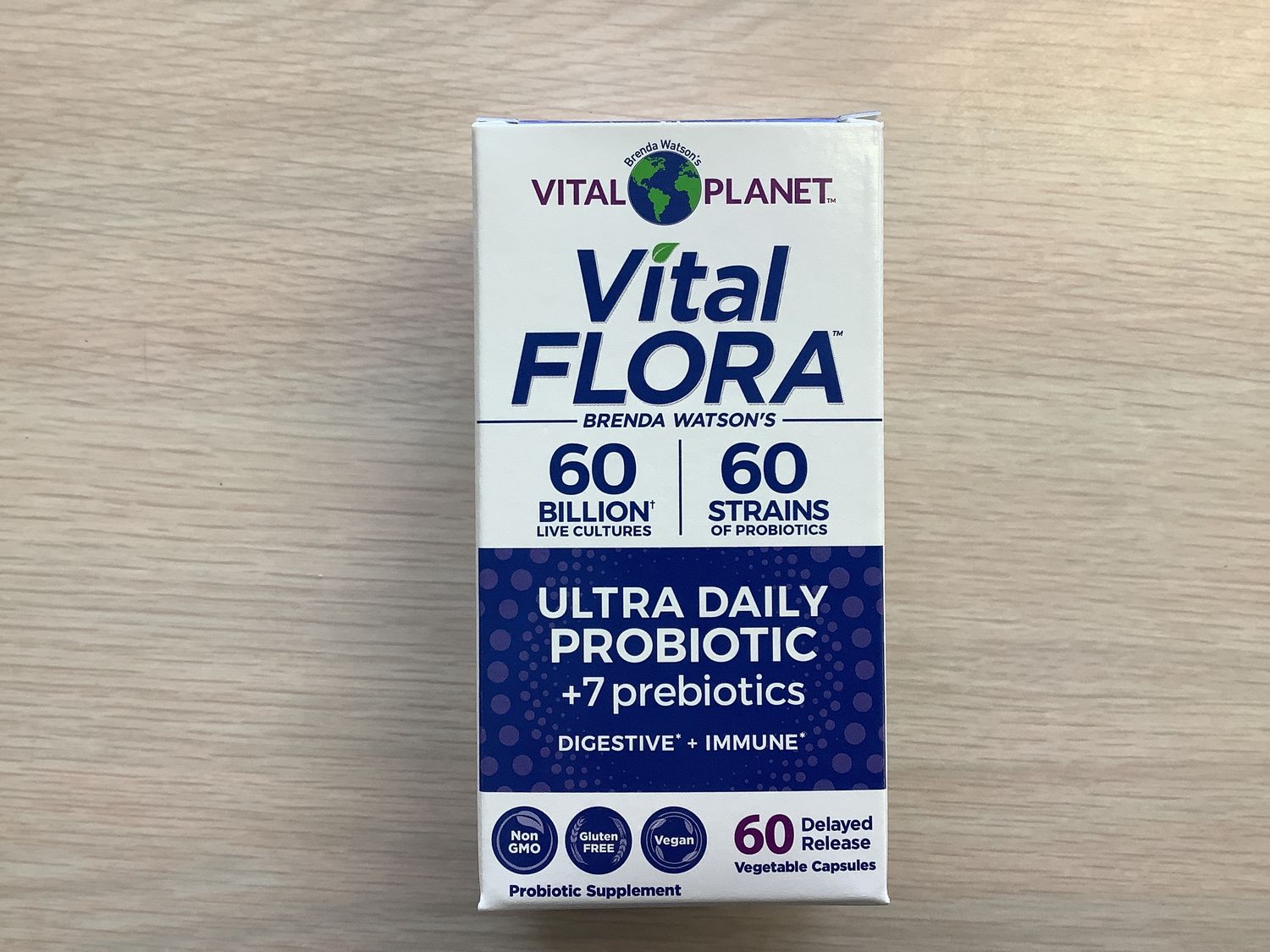 VITAL PLANET VITAL FLORA ULTRA DAILY PROBIOTIC 60 BILLION/60 STRAINS 60 caps REFRIGERATED