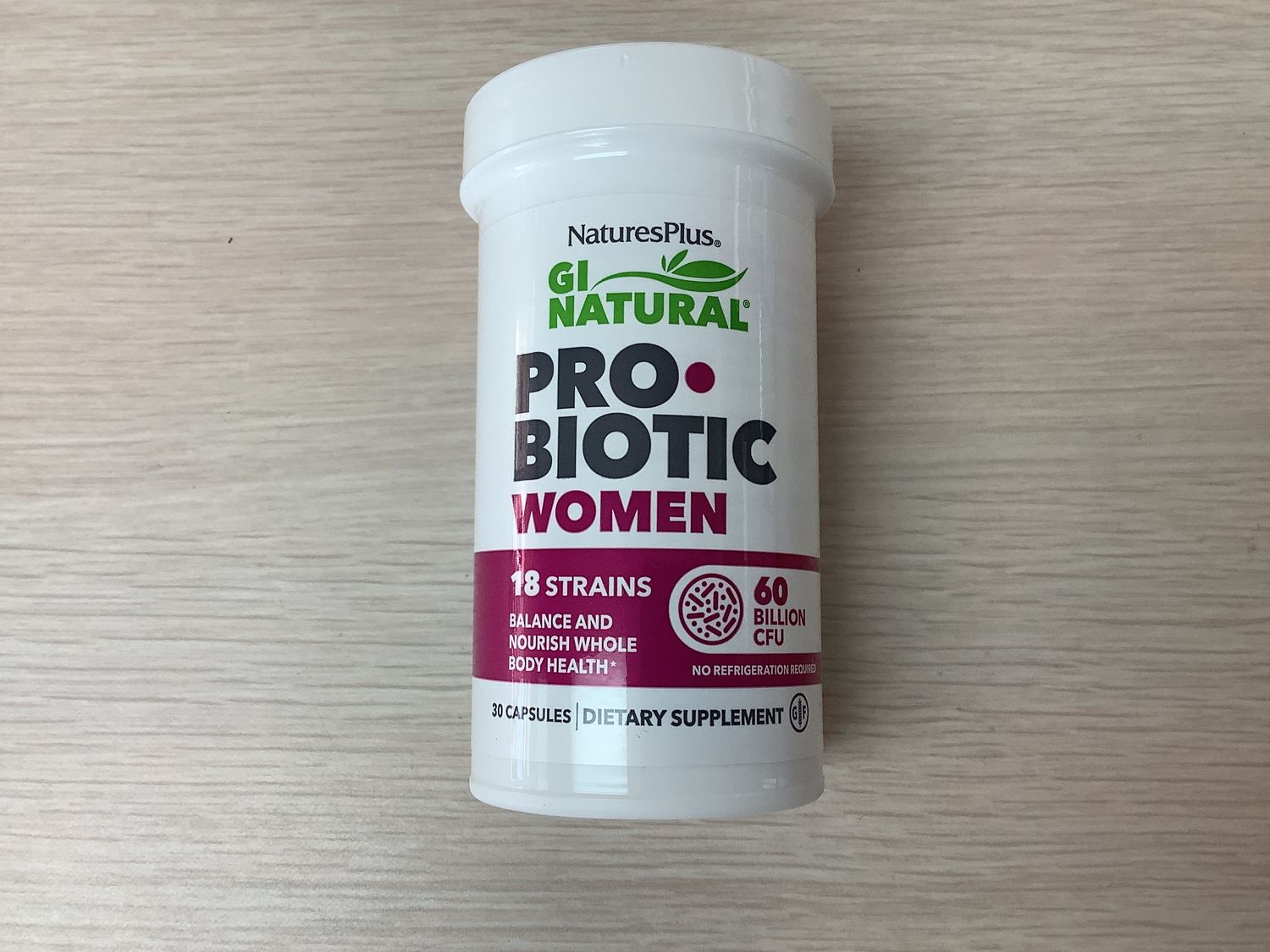NATURES PLUS GI Natural Probiotic Women 30 CAPSULES