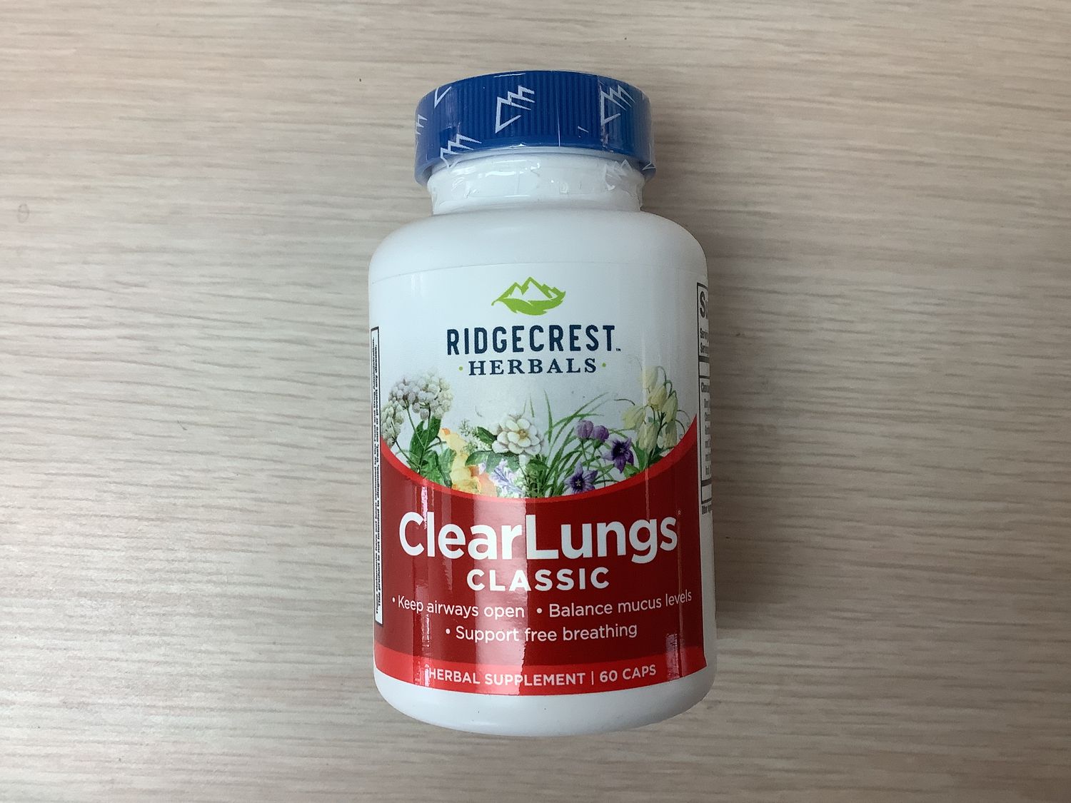 RIDGECREST HERBALS CLEAR LUNGS 60 VCAPS