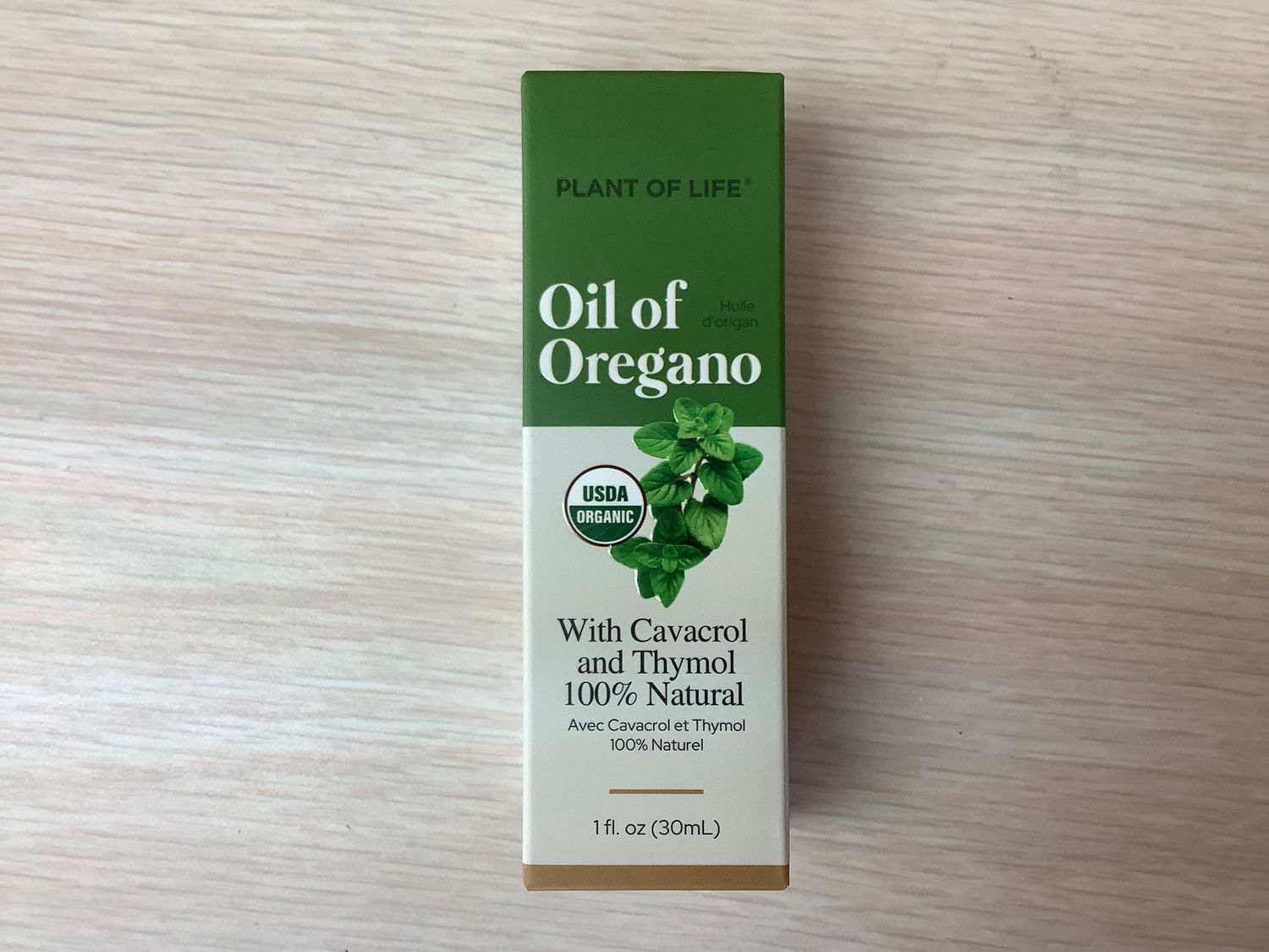 PLANT OF LIFE ORGANIC WILD OREGANO OIL 30 ML