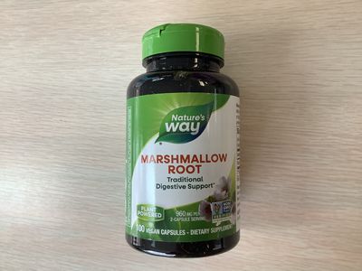 NATURES WAY MARSHMALLOW ROOT 100 VEG CAPSULES