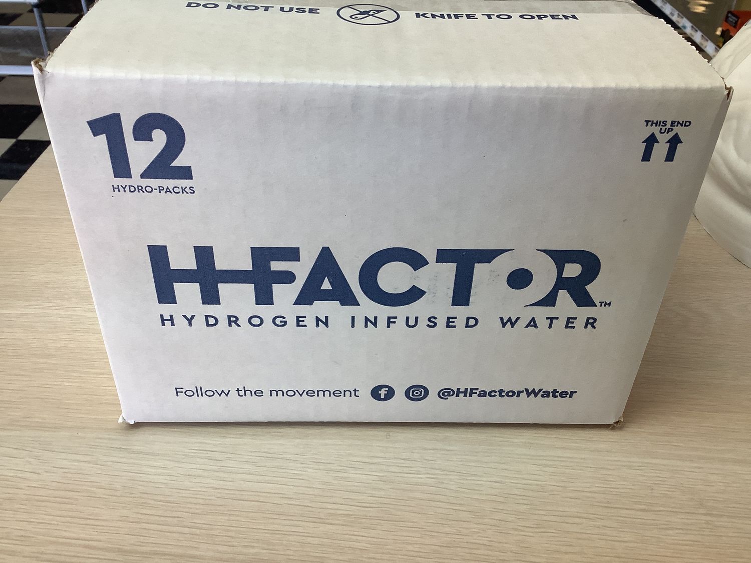HFACTOR HYDROGEN INFUSED WATER NON FLAVORED 11 OZ BAG CASE OF 12