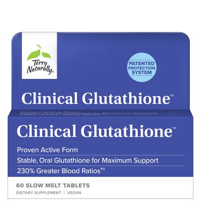 TERRY NATURALLY GLUTATHIONE CLINICAL 60 Slow Melt Tabs