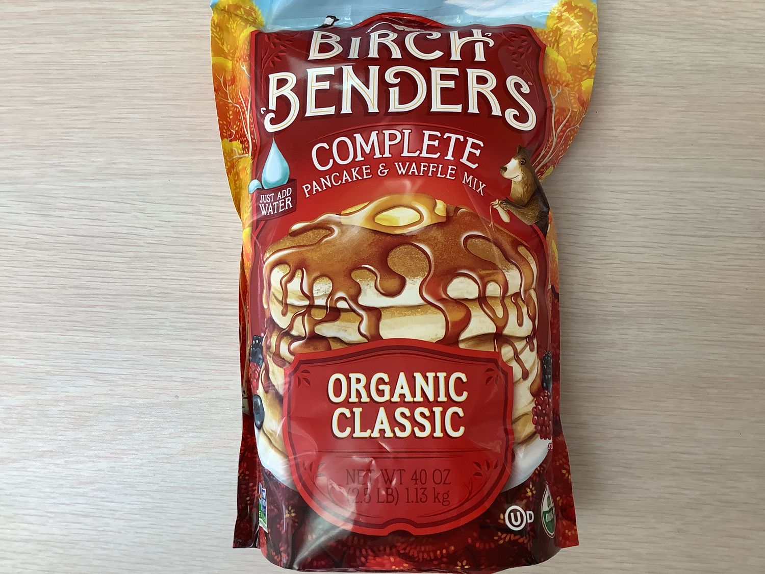 BIRCH BENDERS PANCAKE MIX ORGANIC CLASSIC 40 OZ