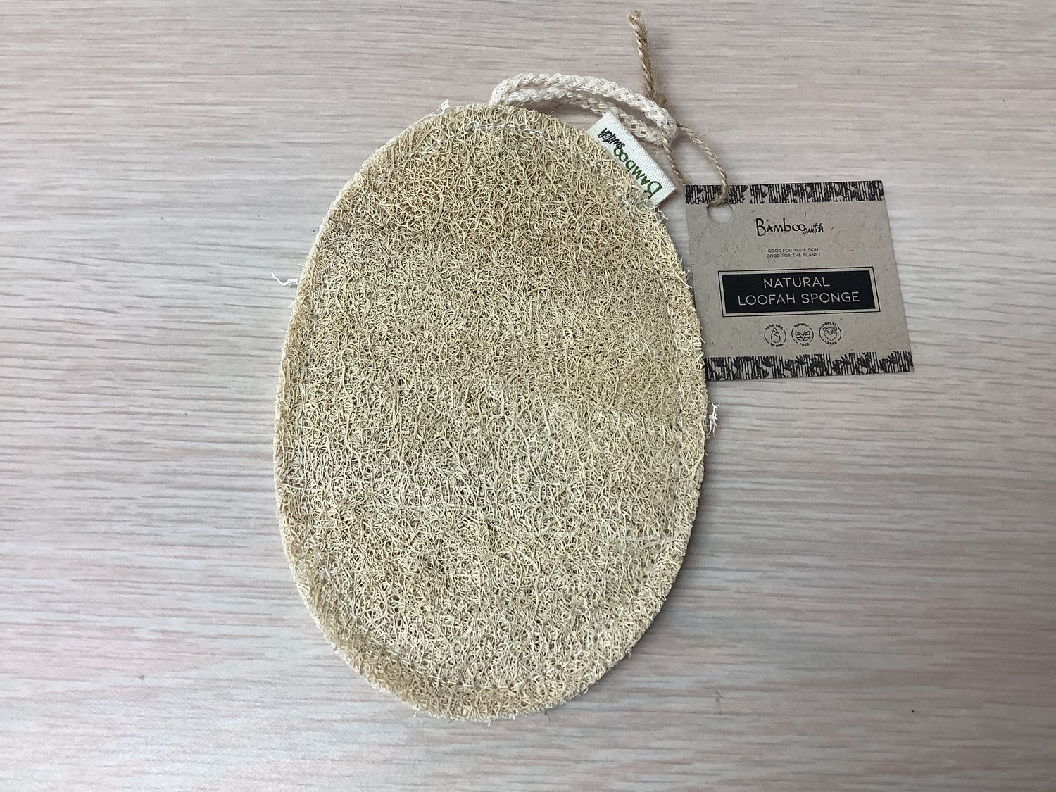 BAMBOO SWITCH Large Exfoliating Loofah | Oval | Wellness Bestseller