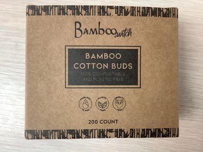 BAMBOO SWITCH Bamboo Cotton Ear Buds | Cotton Swabs - 200ct