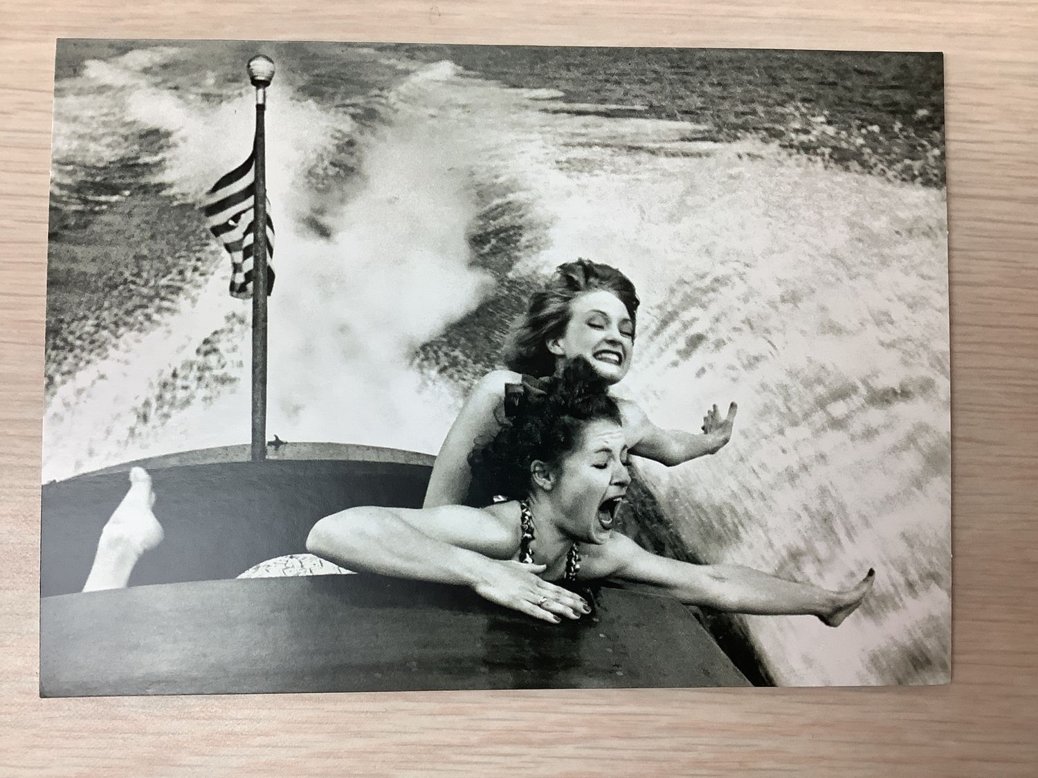 AVANTI AMERICA TWO WOMEN ON BOAT BIRTHDAY CARD