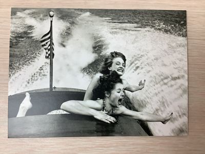 AVANTI AMERICA TWO WOMEN ON BOAT BIRTHDAY CARD