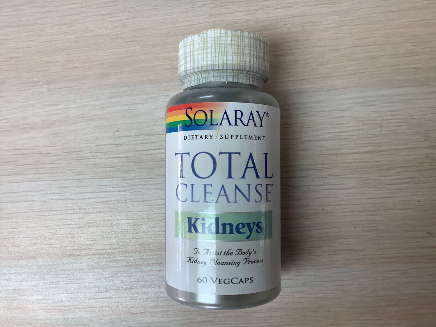 SOLARAY Total Cleanse Kidneys, Veg Cap 60ct