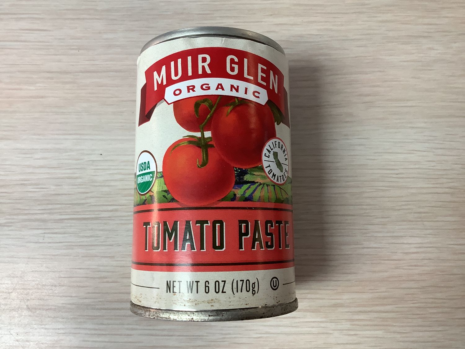 MUIR GLEN TOMATO PASTE ORGANIC 6 OZ