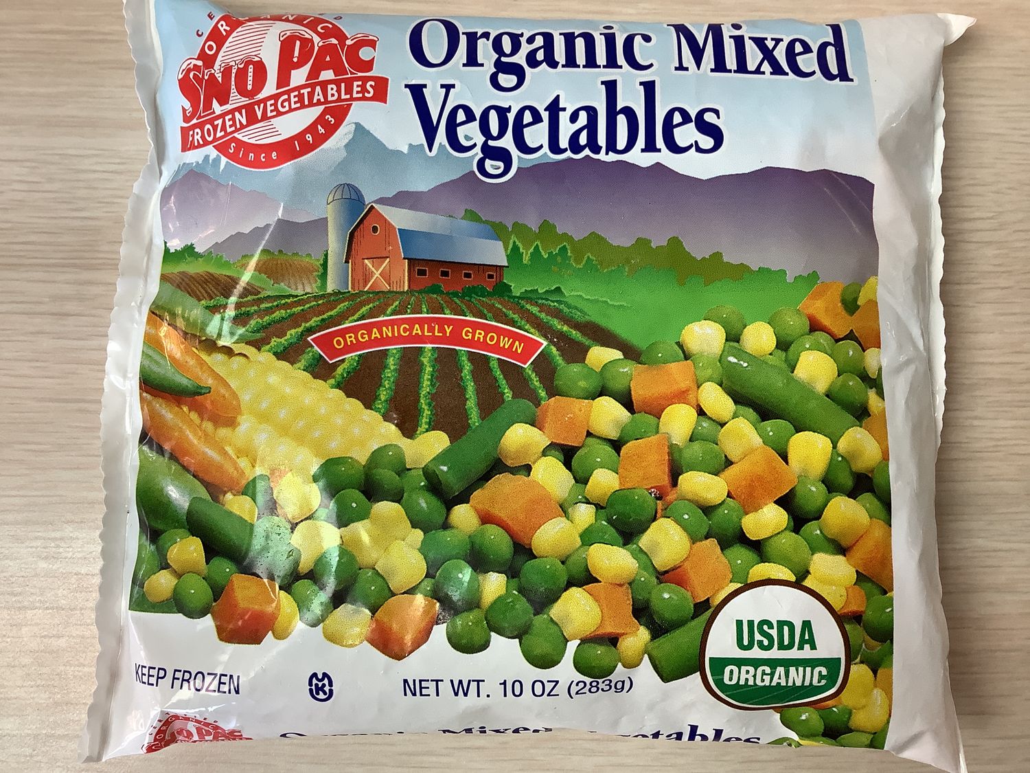 SNO PAC MIXED VEGETABLES  FROZEN 10 OZ
