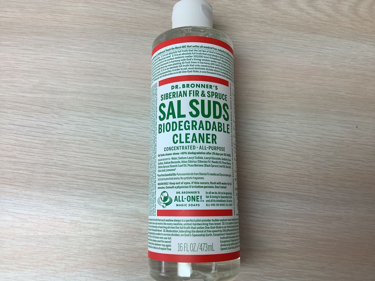 DR BRONNERS Sal Suds Biodegradable Cleaner 16 fl oz
