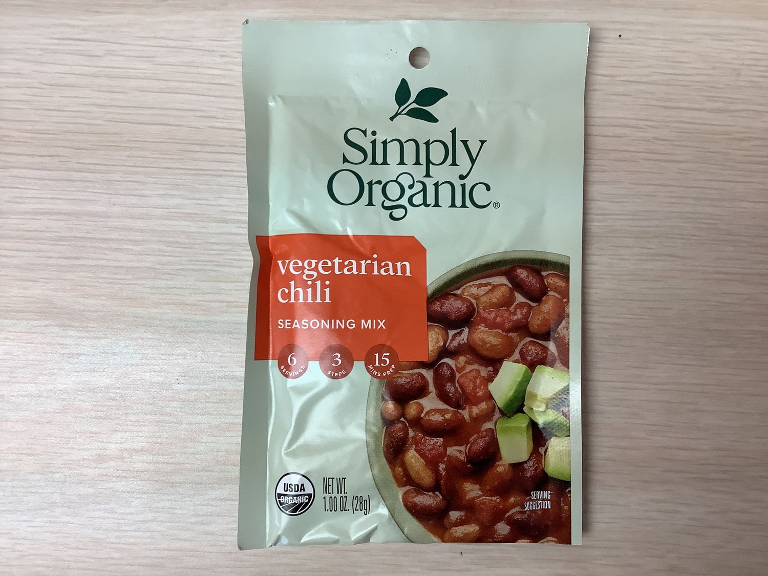 SIMPLY ORGANIC  Veggie Chili Seasoning Mix