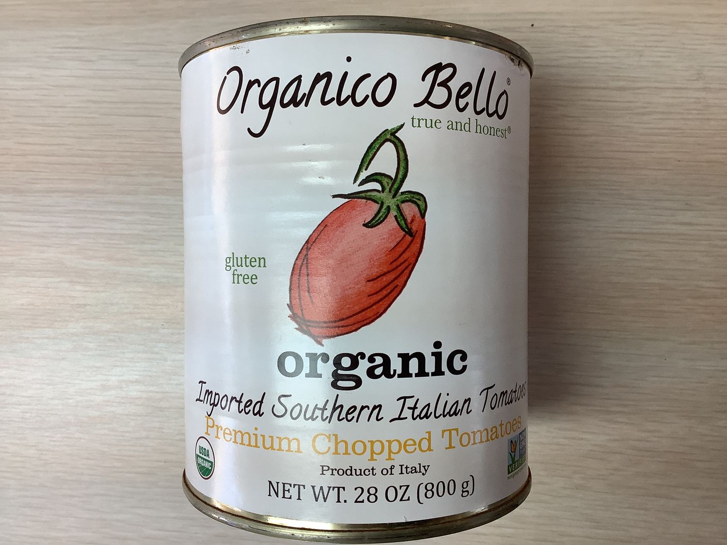 Organico Bello Organic Chopped Tomatoes 28oz